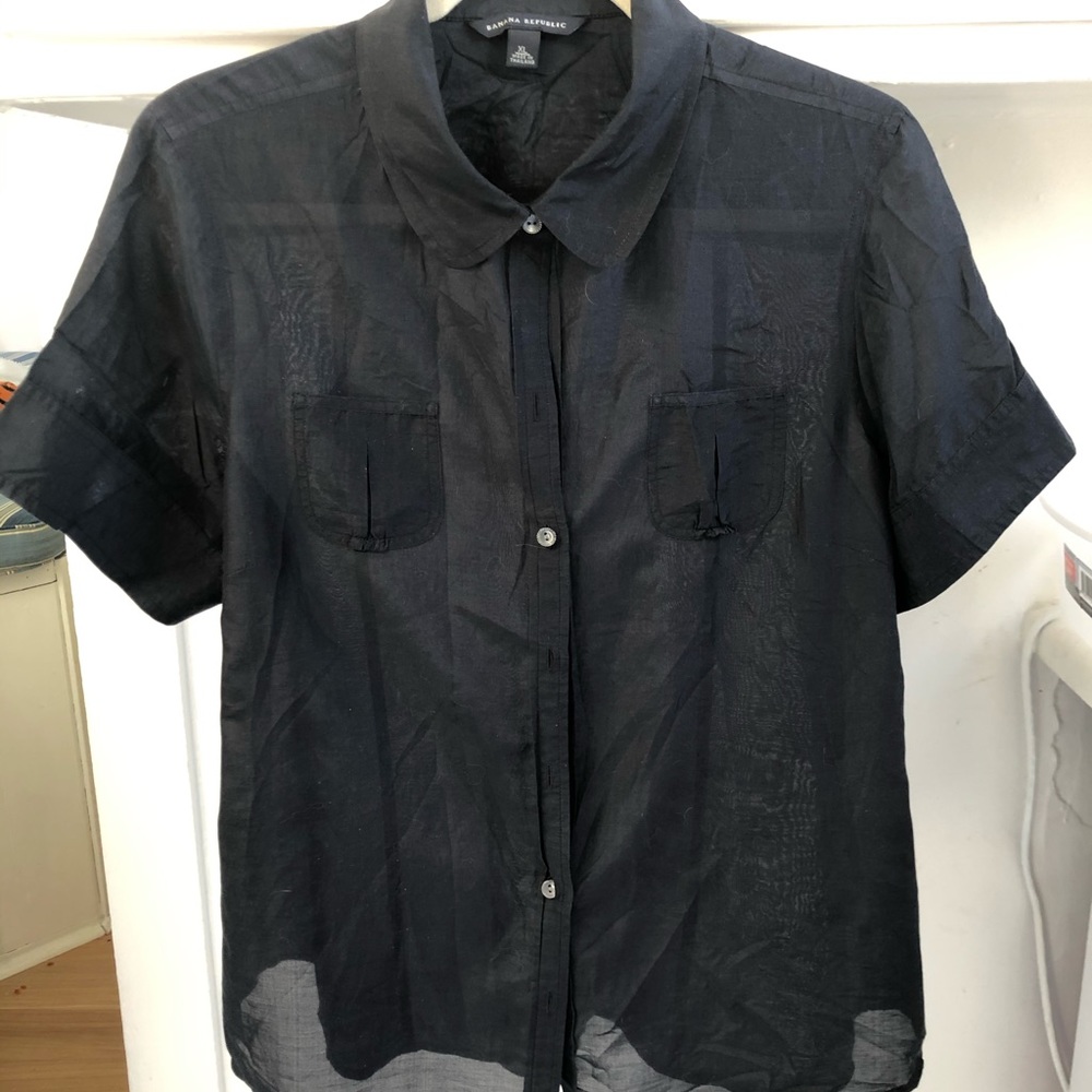 Banana Republic Navy blue blouse